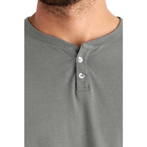 NEW FREE FLY bamboo heritage henley in fatigue - Picture 3 of 3